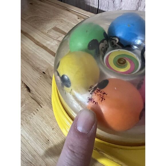 VINTAGE DISNEY COLOR SPIN TOY MATTEL 1986 MICKEY MINNIE MOUSE BABY INFANT TOY - Picture 3 of 10